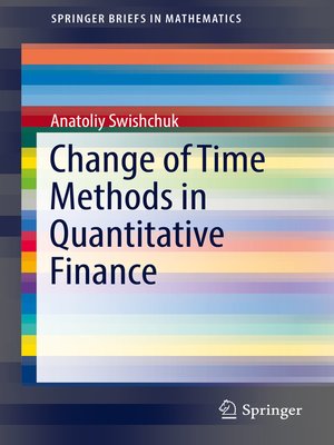 cover image of Change of Time Methods in Quantitative Finance